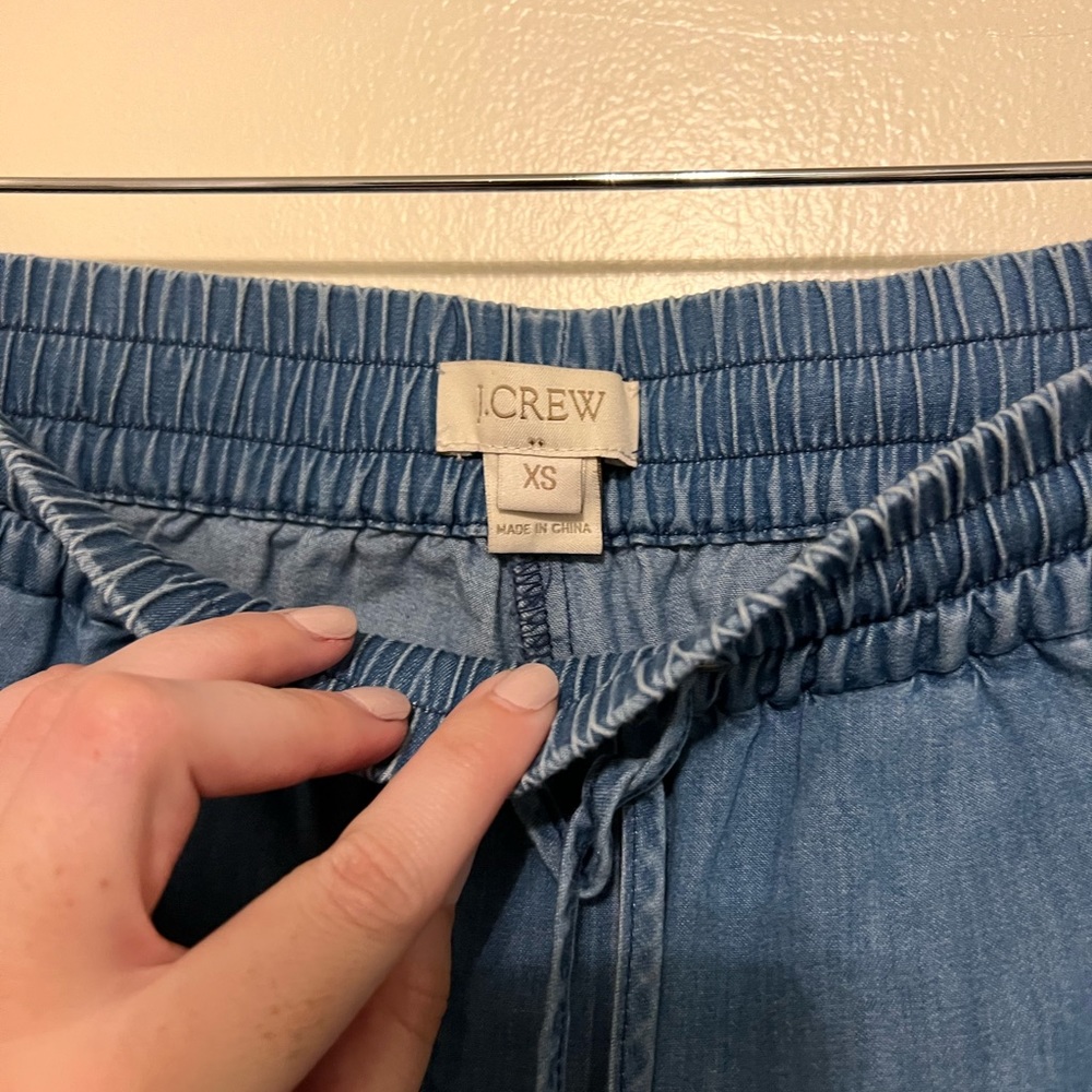JCrew Chambray Joggers
